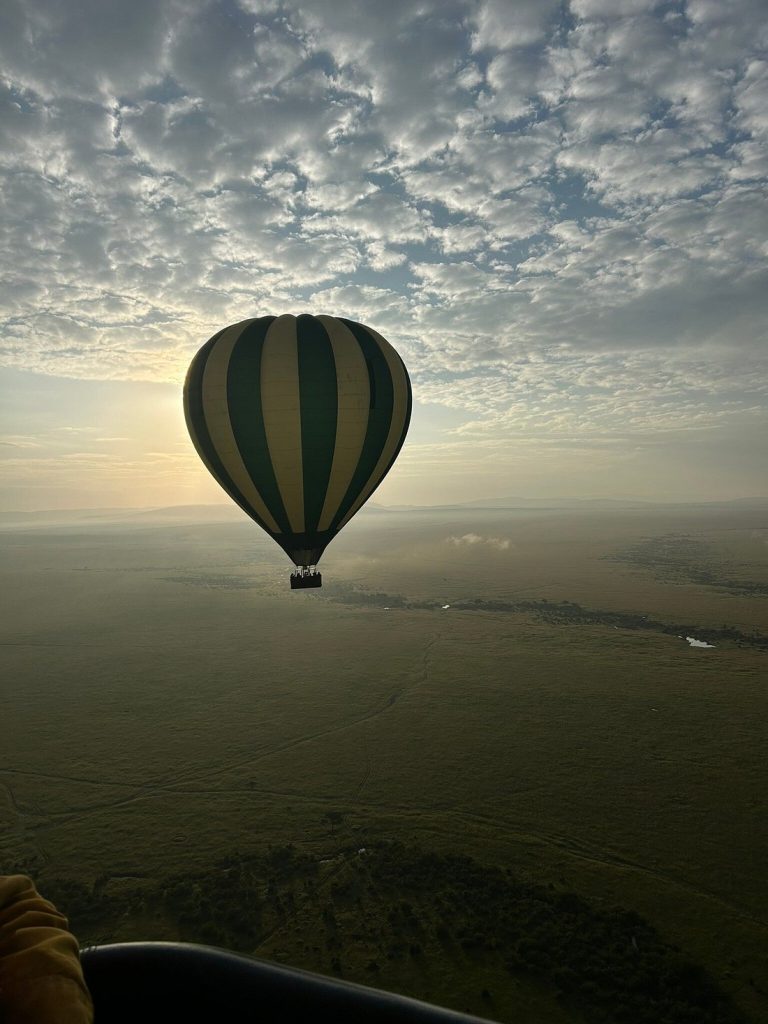 Hot air balloon safari