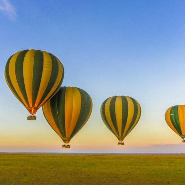 Hot air balloon safari with Annest Kenya safaris