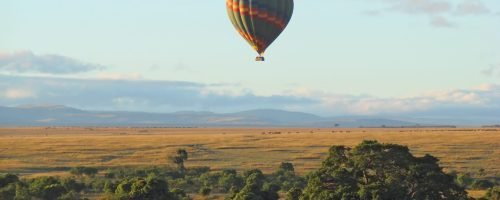 Hot air balloon safari with Annest Kenya safaris
